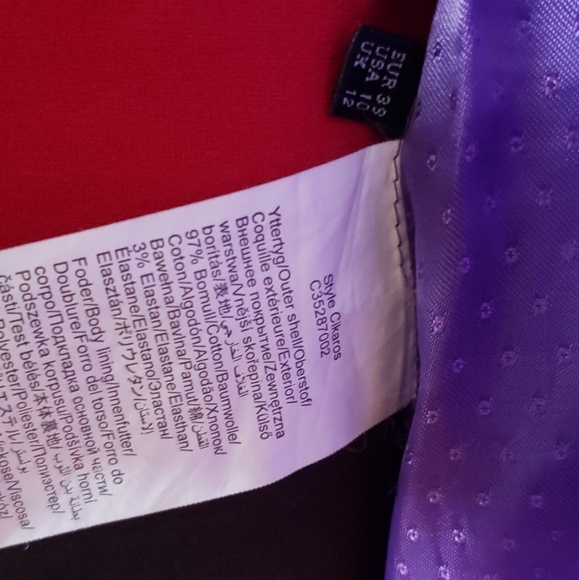 Long black vest Sz 10 - Picture 10 of 11